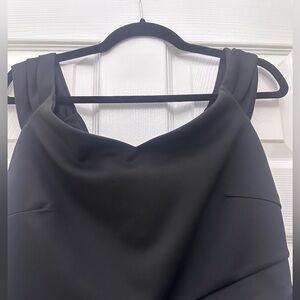 Elegant Black Sleeveless Dress by Venus Size L